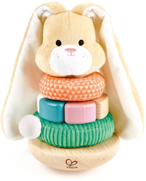 Hape Bunny Stacker Aktivitetsleksak|Flerfärgad