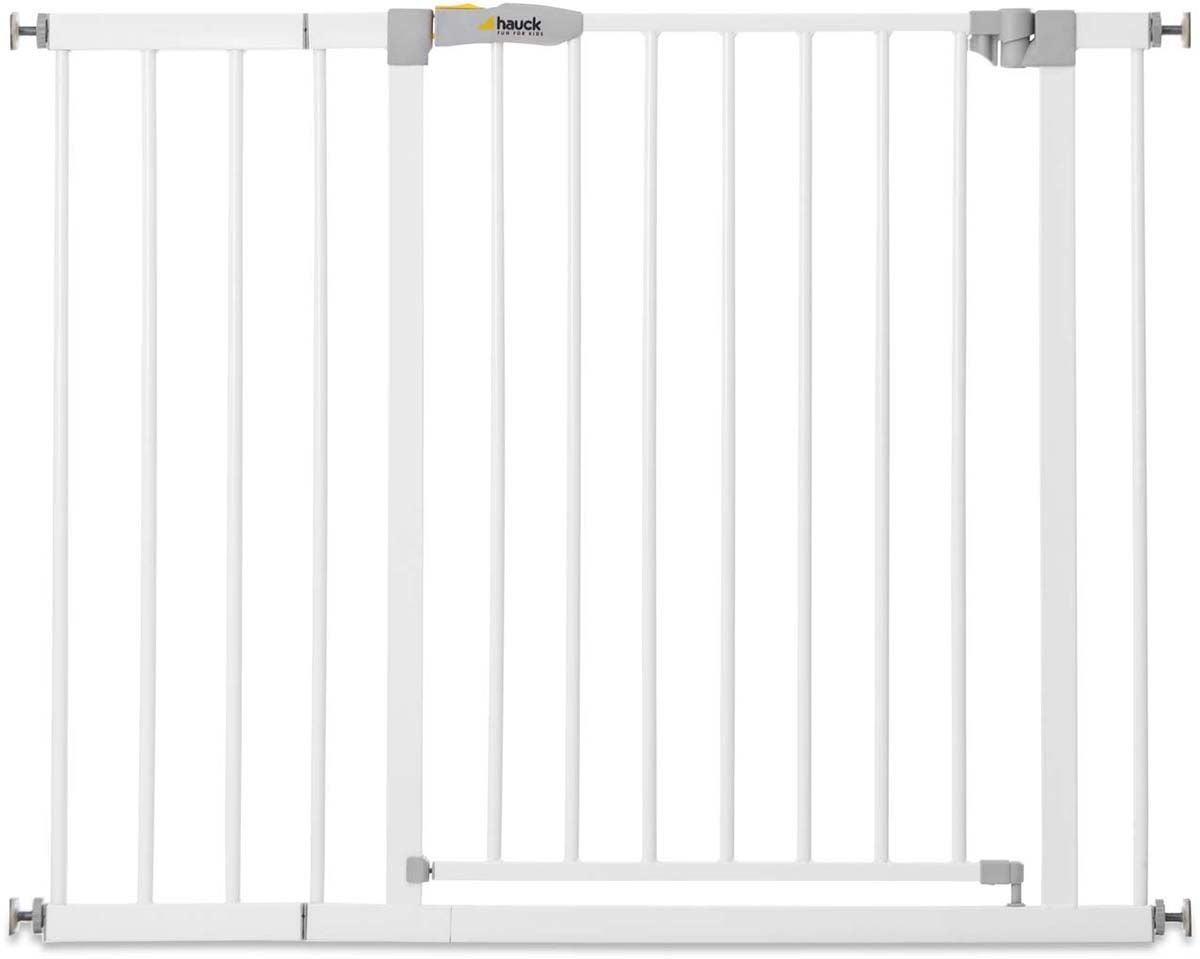 Hauck Stop N Safe Spänngrind inkl. 21 cm Förlängning|White