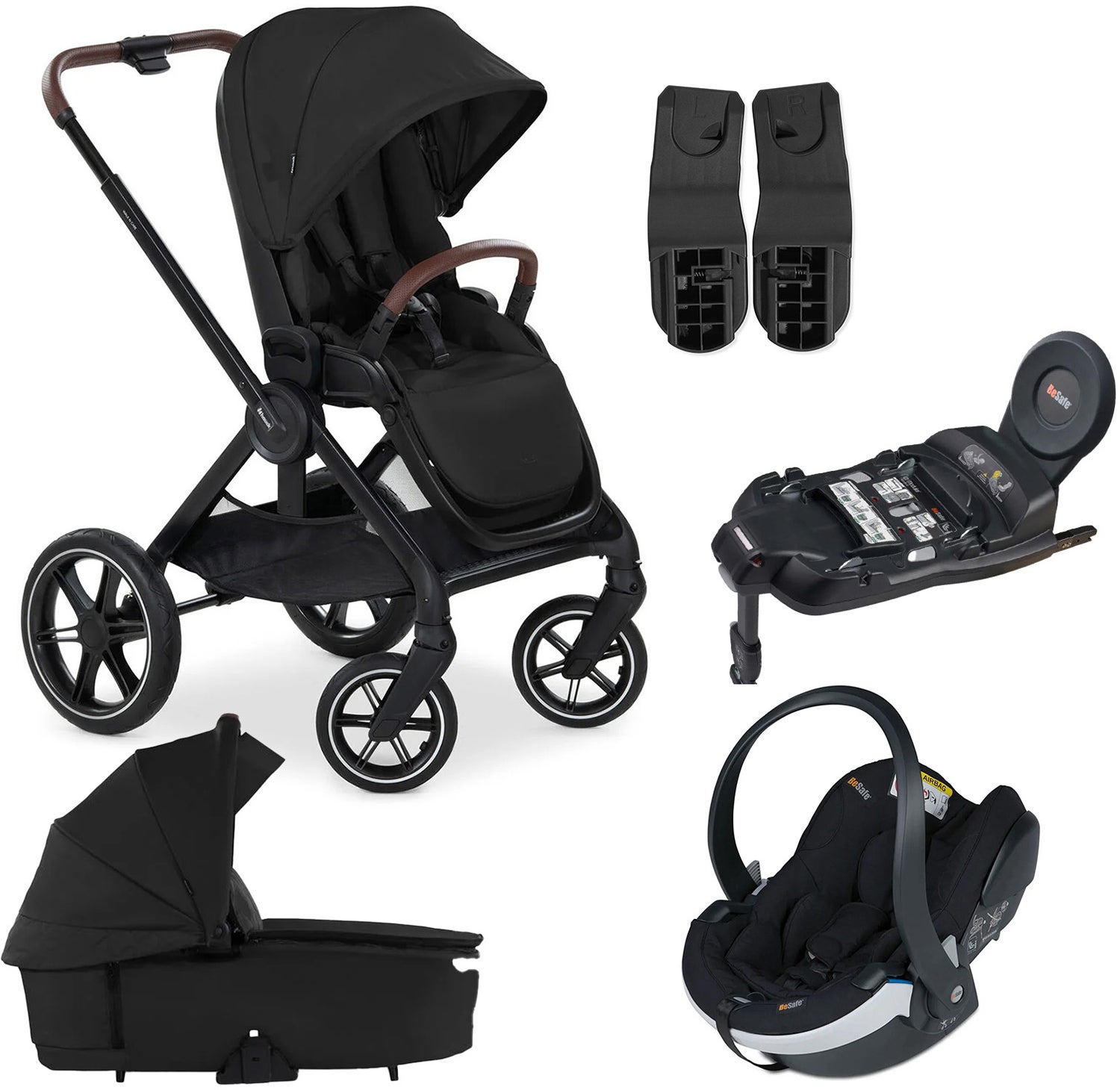 Hauck Walk N Care Duovagn inkl. BeSafe iZi Go Modular X2 &  Bas
