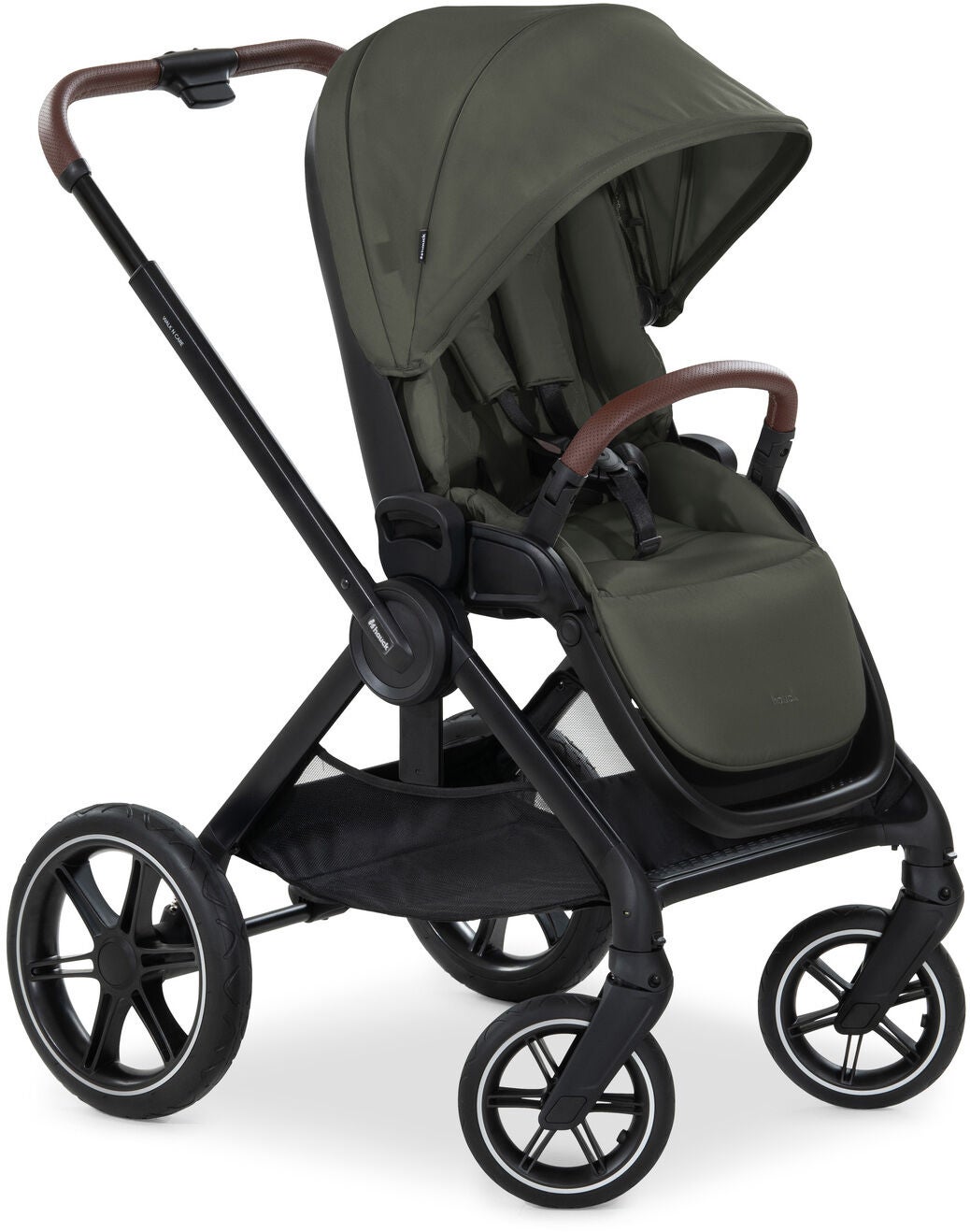 Hauck Walk N Care Sittvagn|Mörk oliv