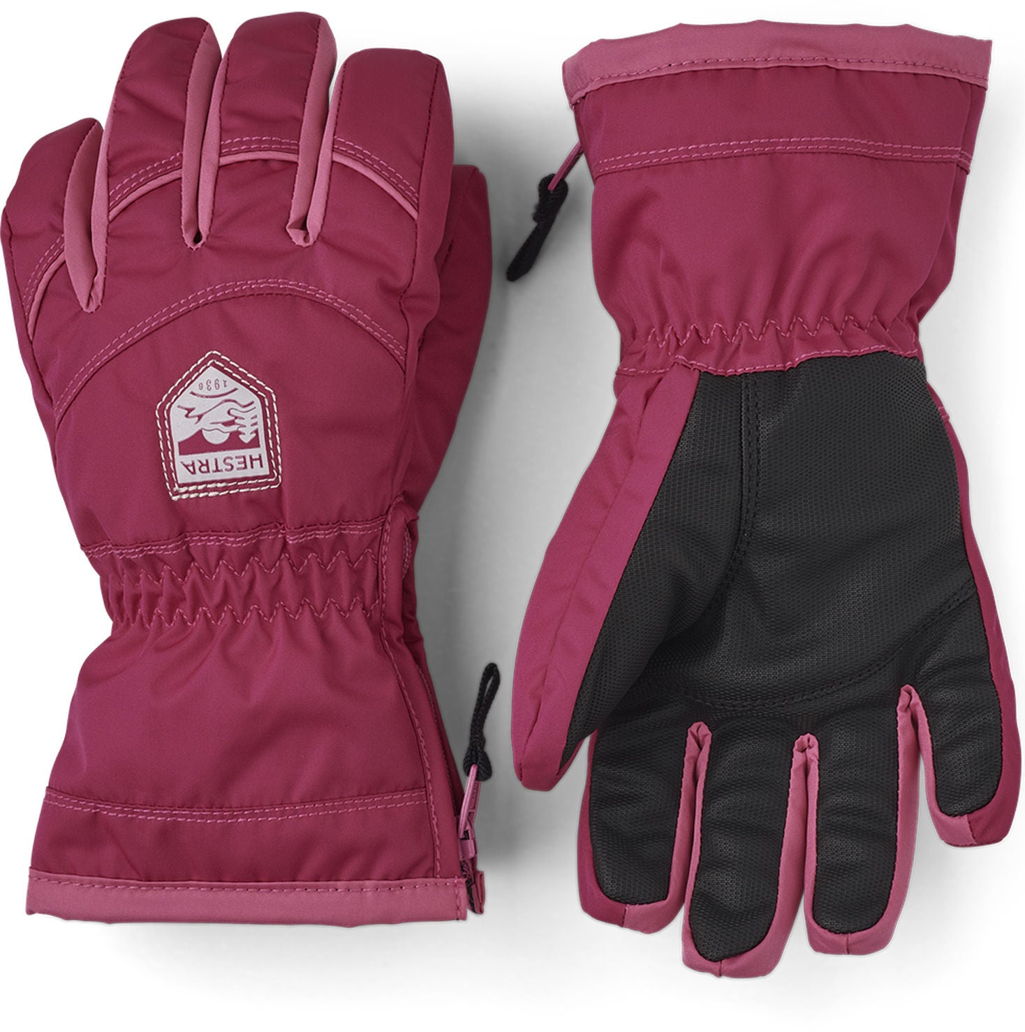 Hestra Sarri Zip JR Handskar|Orkidee/Fuchsia