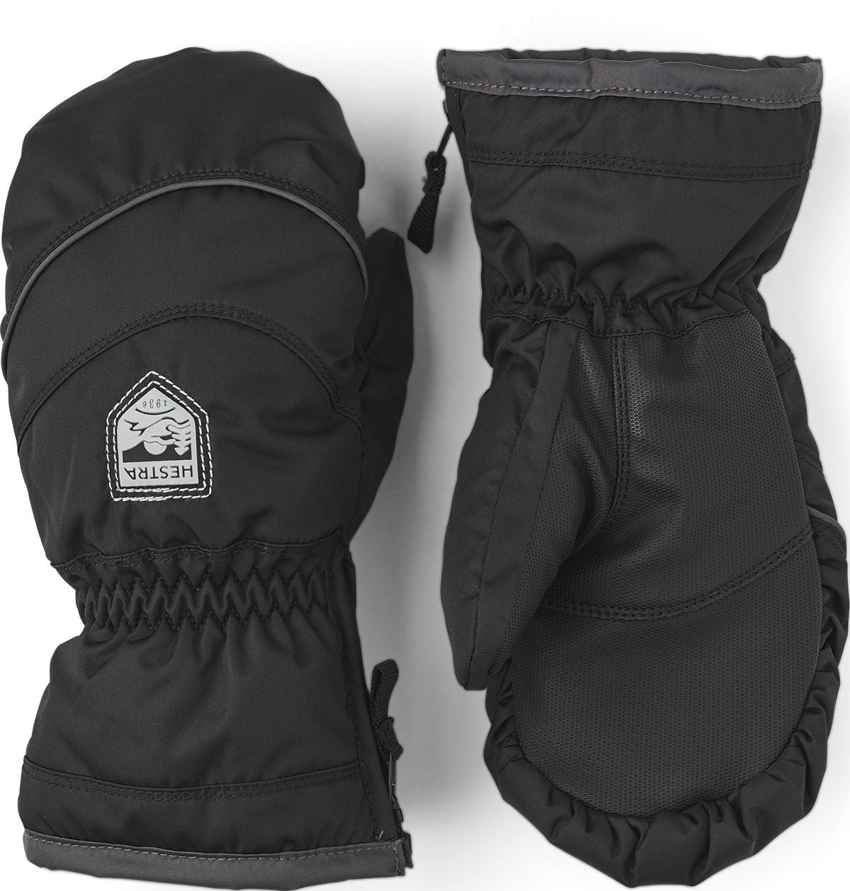 Hestra Sarri Zip JR Vantar|Black/Grafit