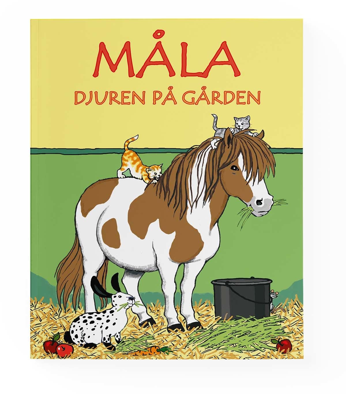 Hjelm Förlag Måla Djuren På Gården Målarbok