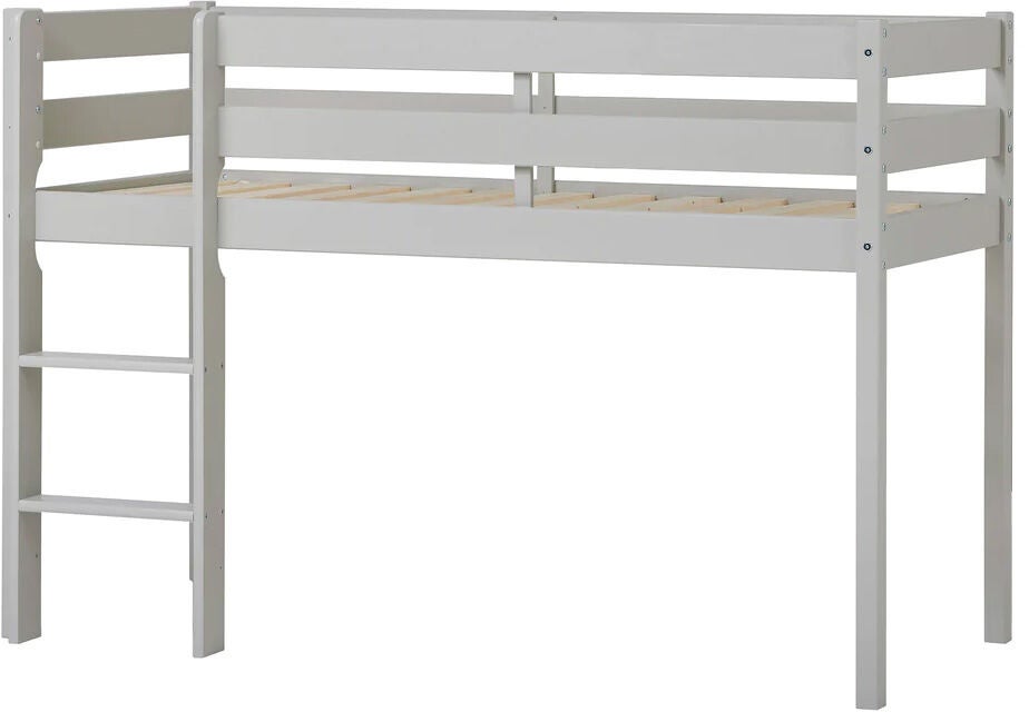 Hoppekids ECO Comfort  Halvhög Loftsäng 70x160|Dove Grå