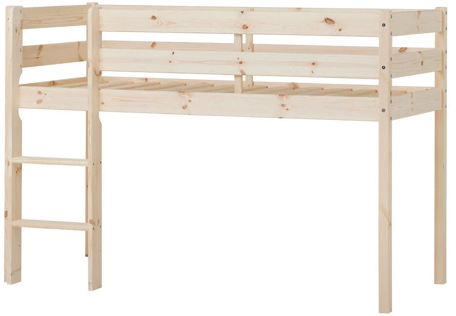 Hoppekids ECO Comfort  Halvhög Loftsäng 70x160|Trä