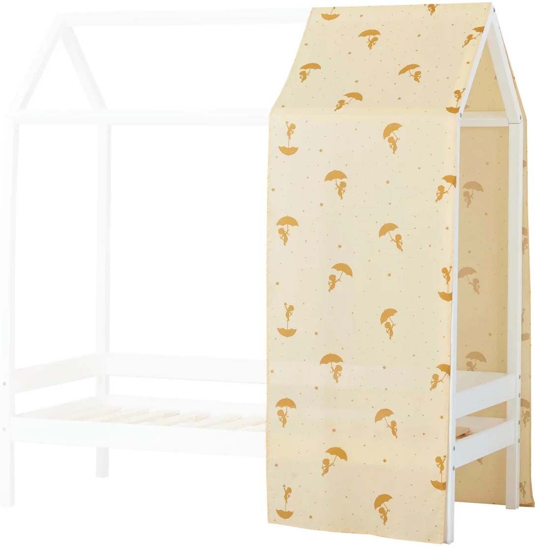 Hoppekids Ole Lukoie Sänggardin 70x160|Gul