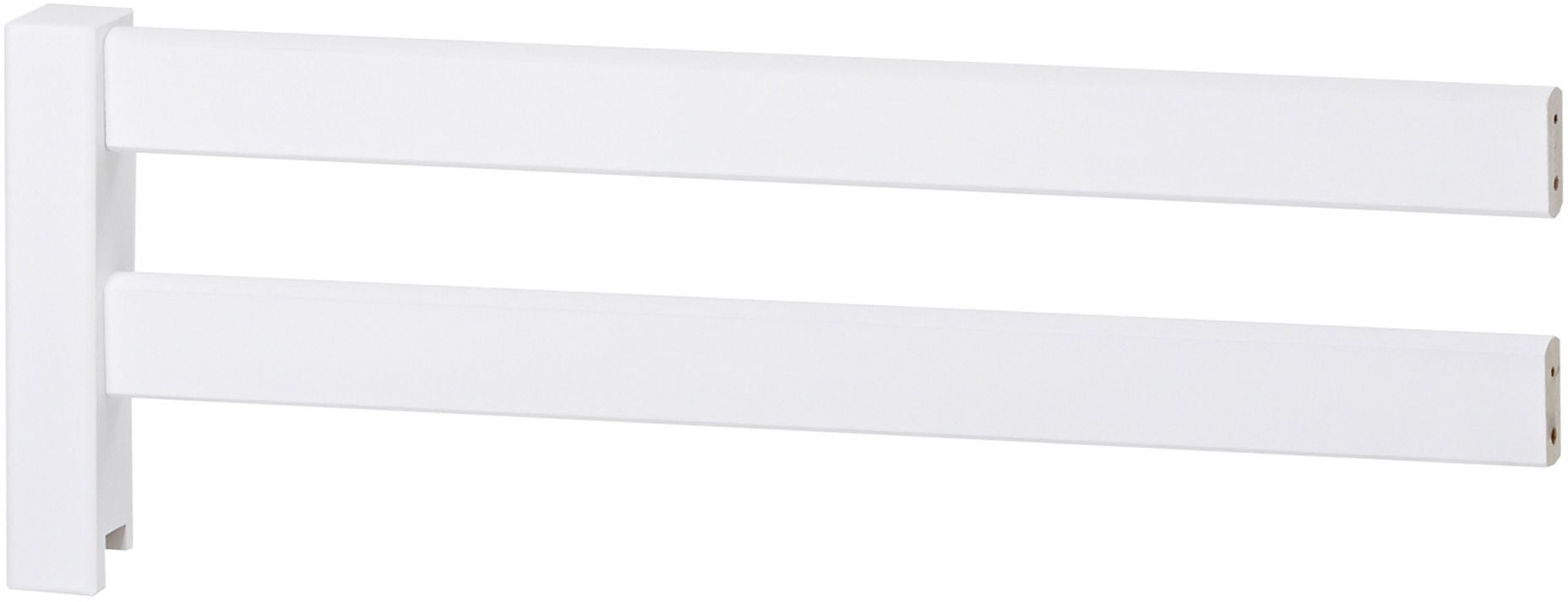 Hoppekids Säkerhetsskena Enkelsäng Basic 90x200cm Vit|