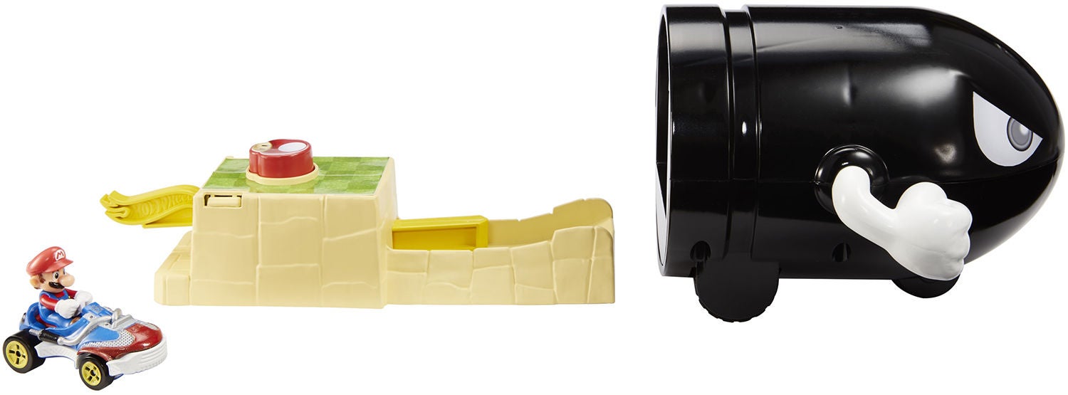 Hot Wheels Mario Kart Bullet Bill Play Set|