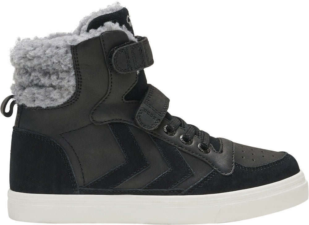 Hummel Stadil Winter High Jr Fodrad Sneakers|Black