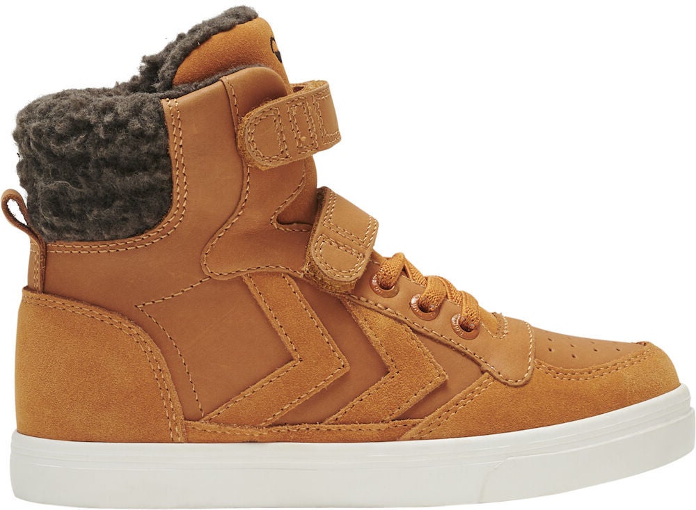 Hummel Stadil Winter High Jr Fodrad Sneakers|Orange