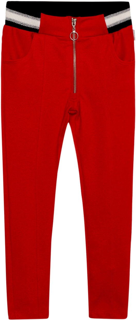 Hust &  Claire Lotus Leggings|Fiery Red 104