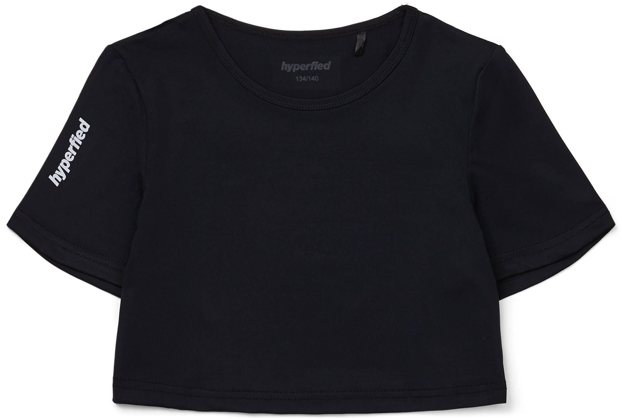 Hyperfied Crop Logo Top|Anthracite 158-164