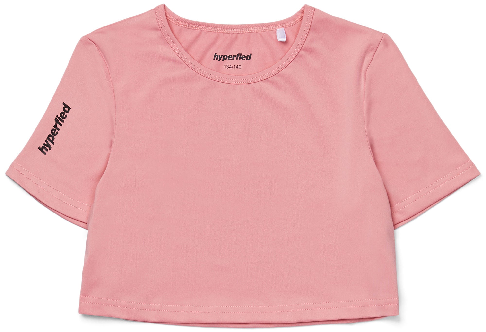 Hyperfied Crop Logo Top|Blush 158-164