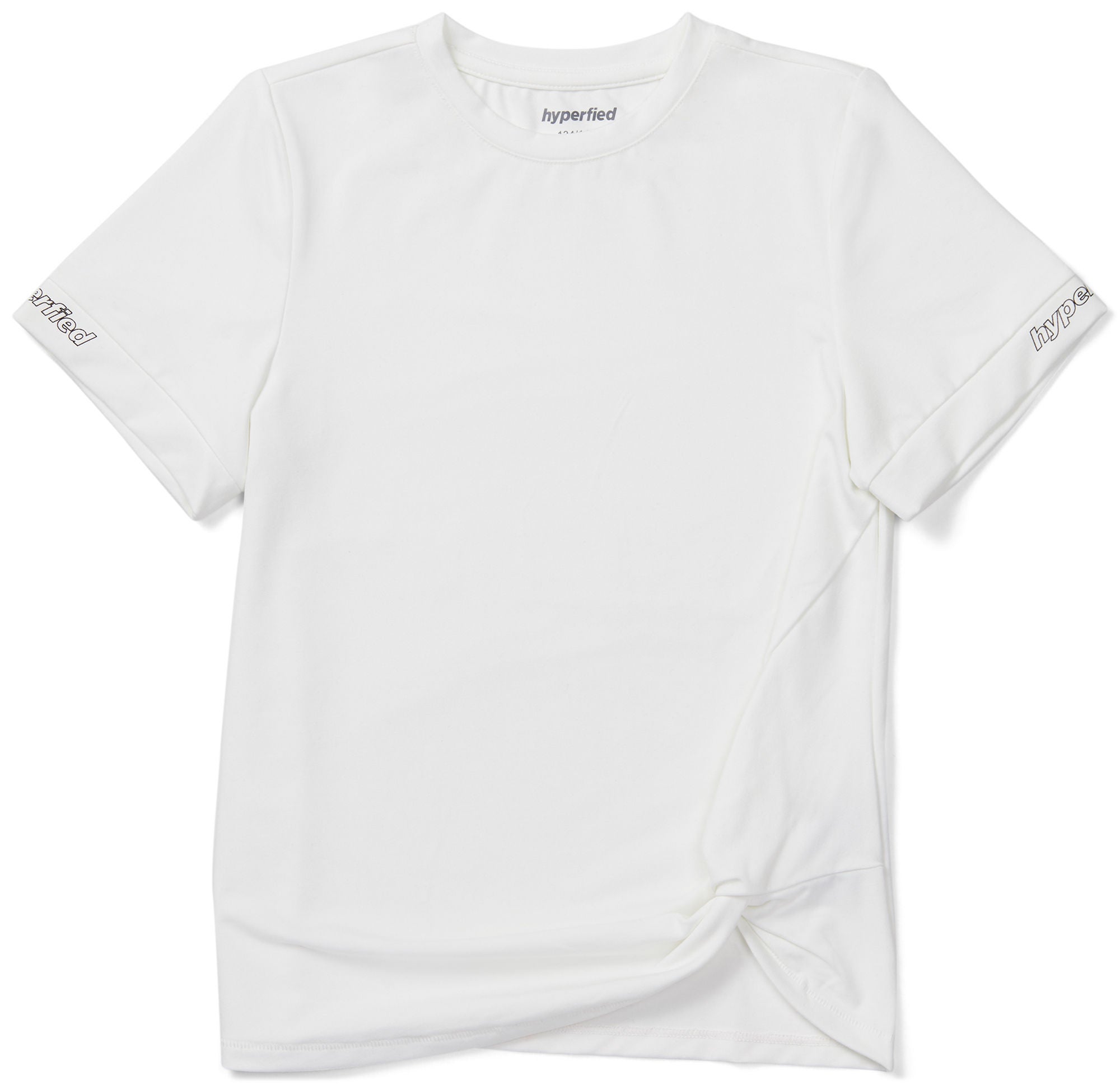 Hyperfied Jersey Knot Logo Top|Snow White 134-140