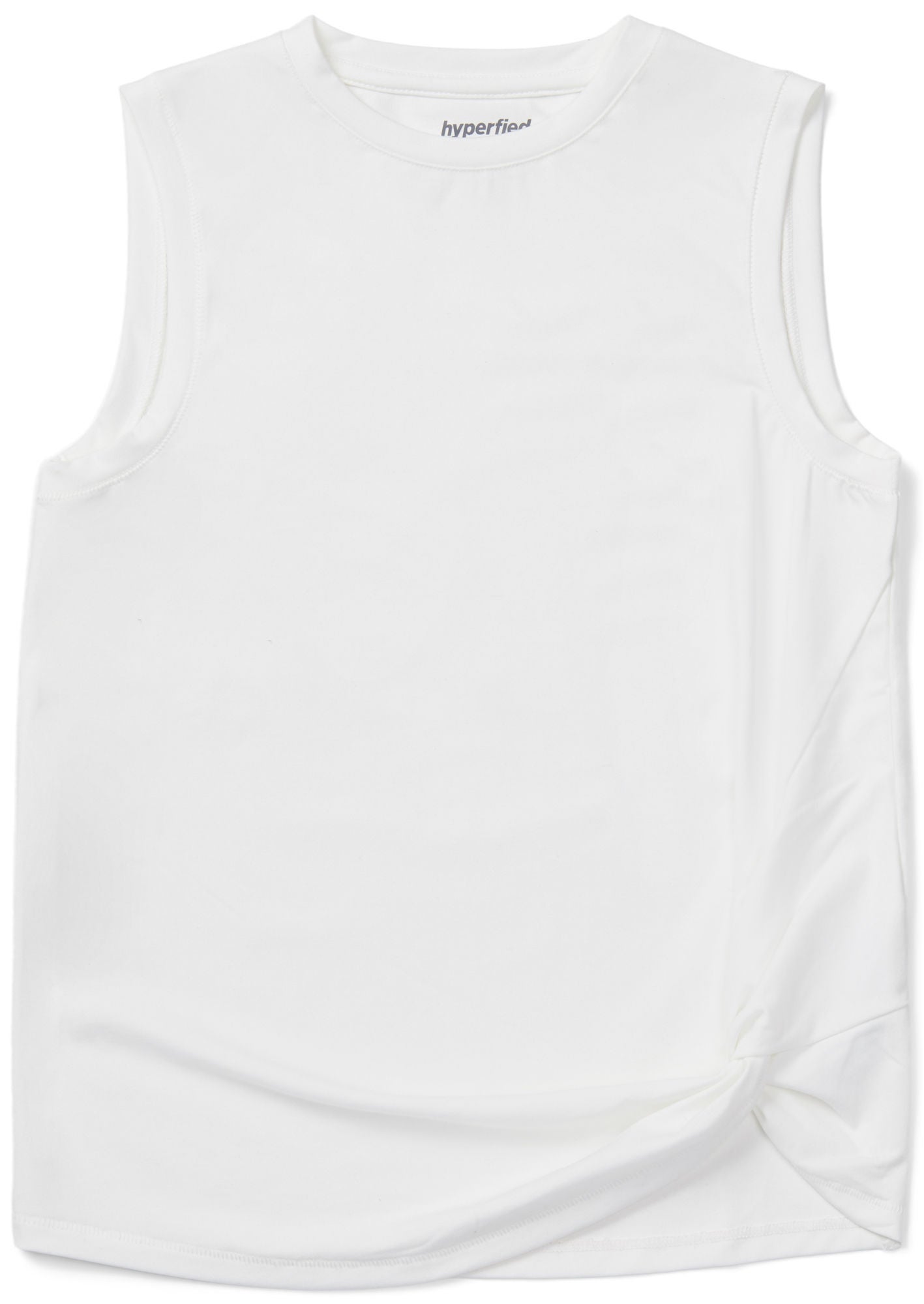 Hyperfied Jersey Knot Tank Top|Snow White 146-152