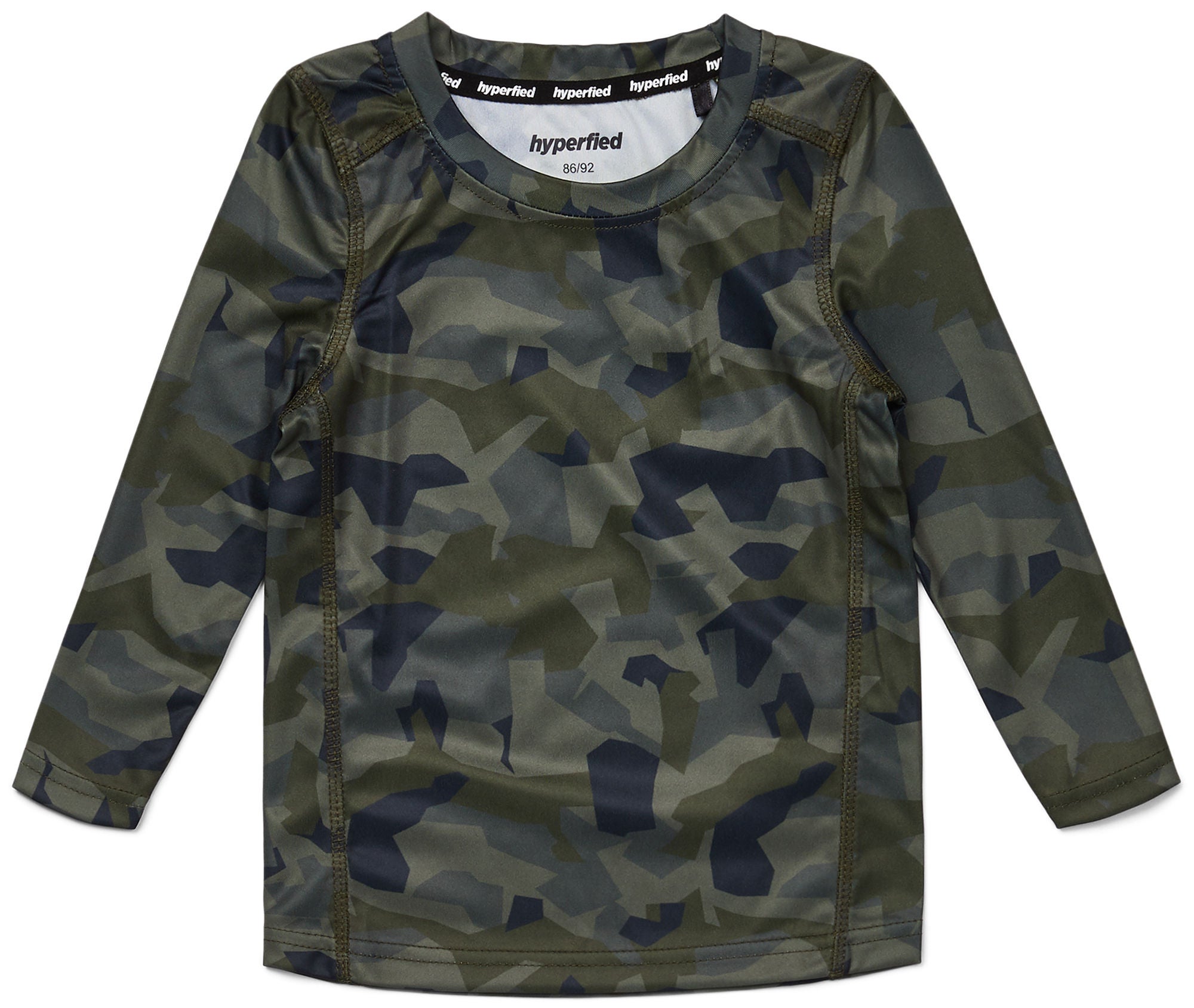Hyperfied Long Sleeve Logo T-Shirt|Camo 98-104