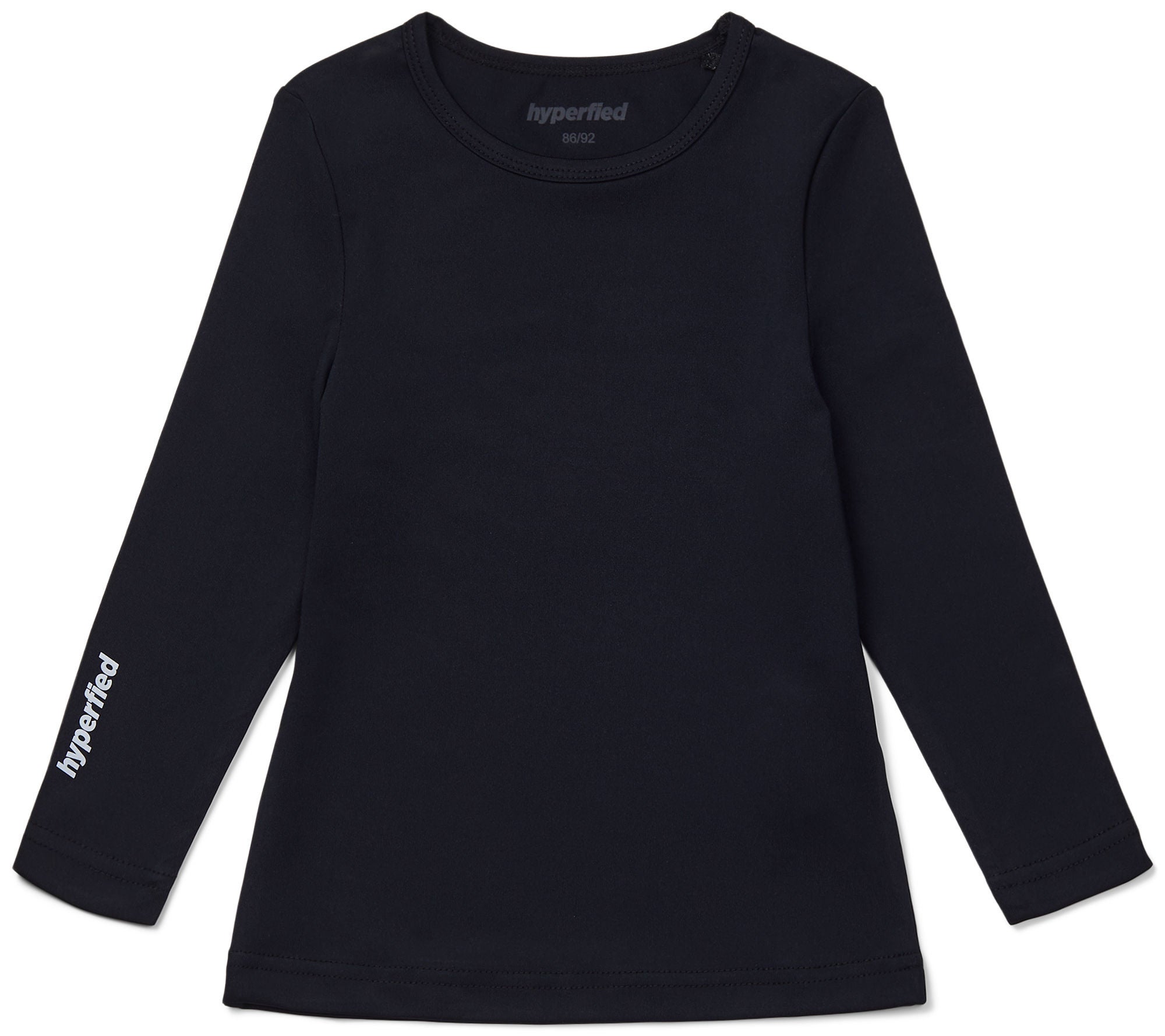 Hyperfied Long Sleeve Logo Top|Anthracite 122-128