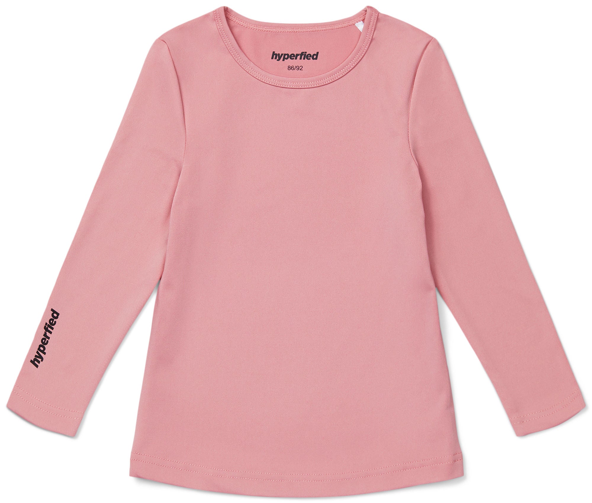 Hyperfied Long Sleeve Logo Top|Blush 110-116