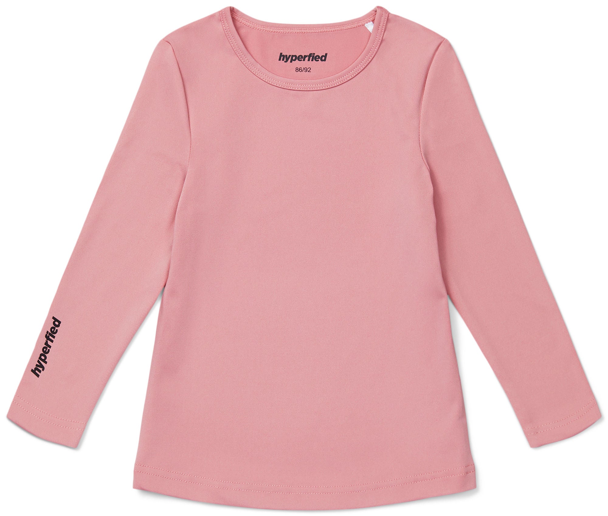 Hyperfied Long Sleeve Logo Top|Blush 158-164