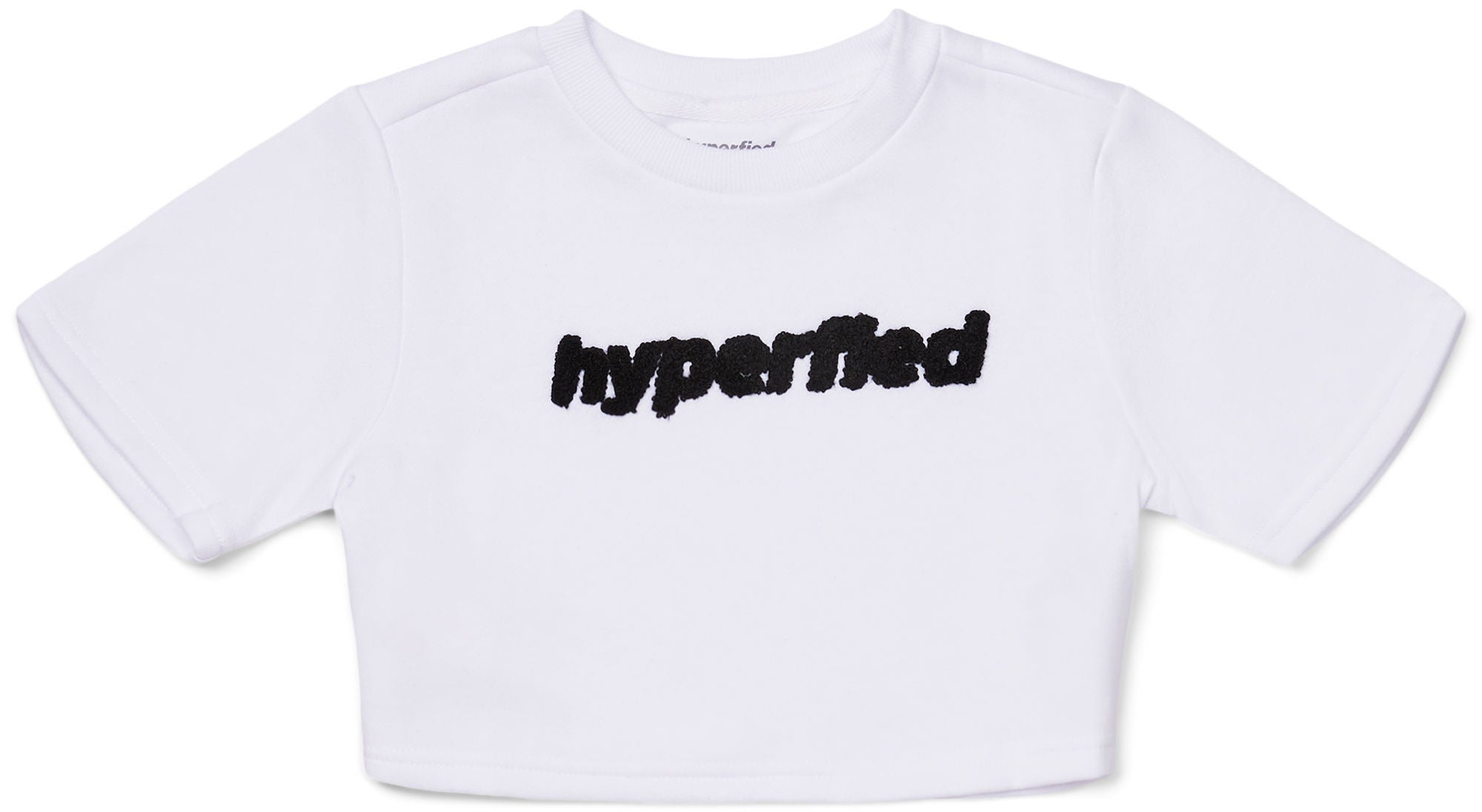 Hyperfied Short Sleeve Logo Sweatshirt|Snow White 158-164