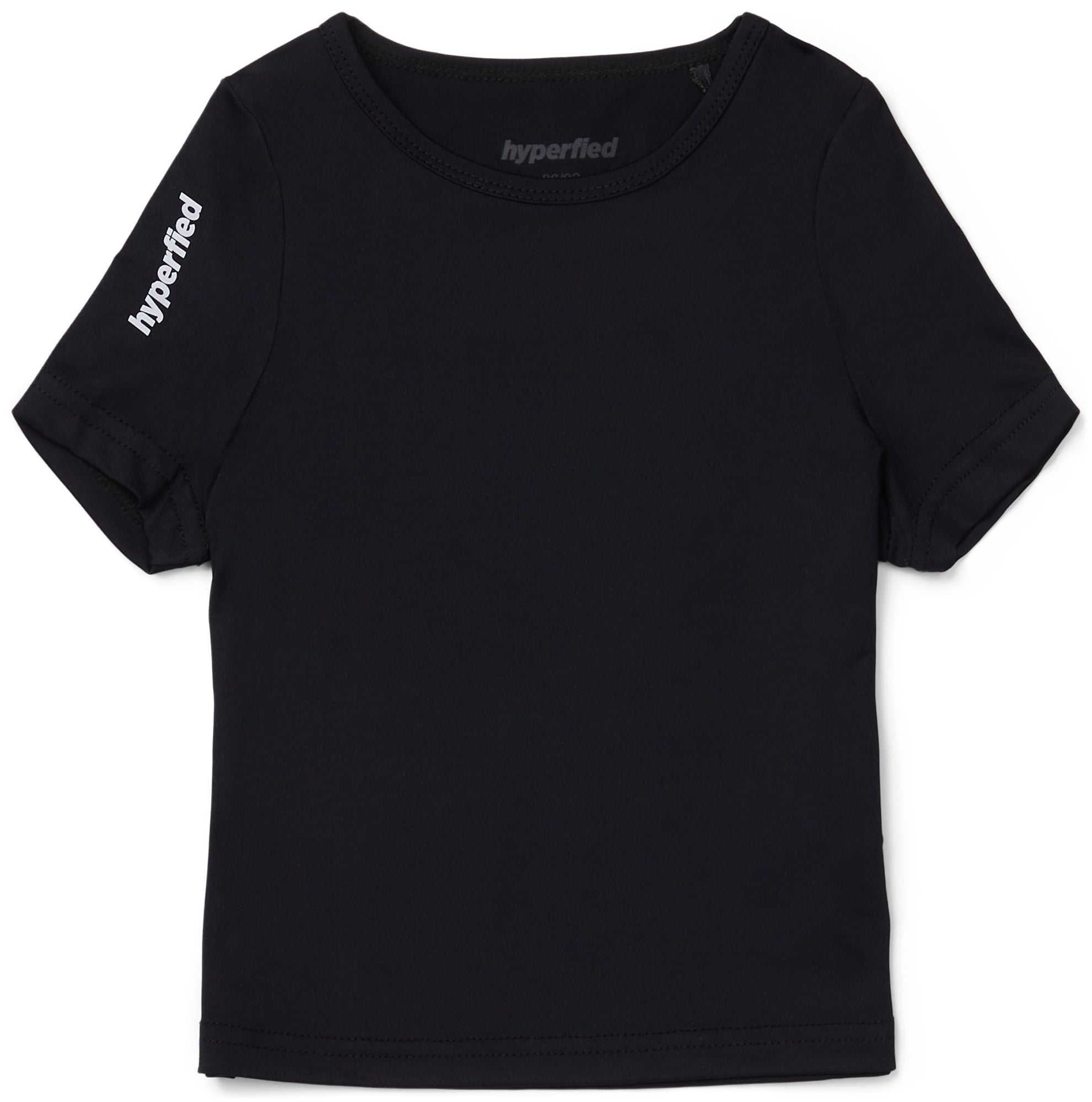 Hyperfied Short Sleeve Logo Top|Anthracite 134-140