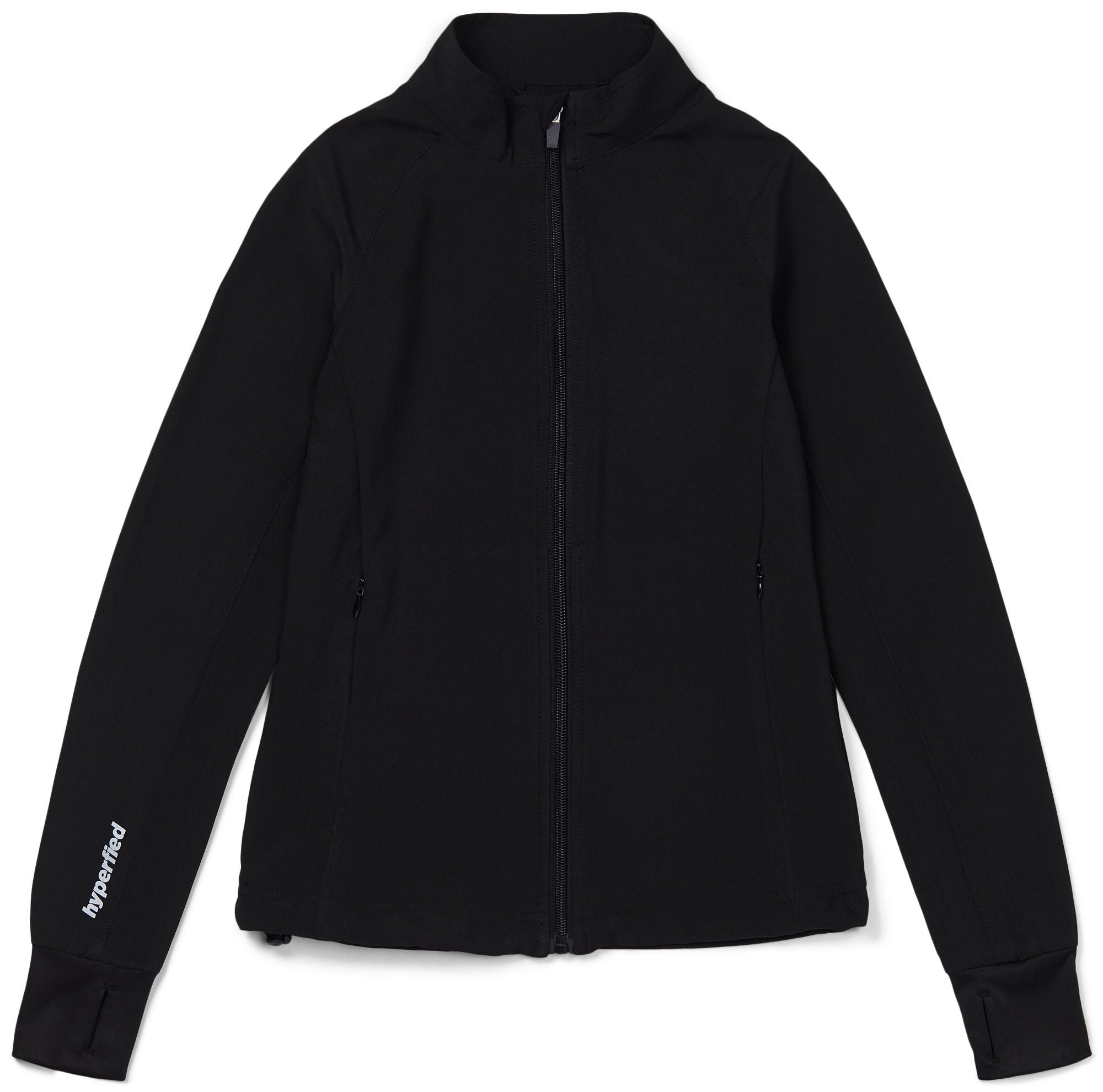 Hyperfied Zipped Running Jacket|Anthracite 98-104