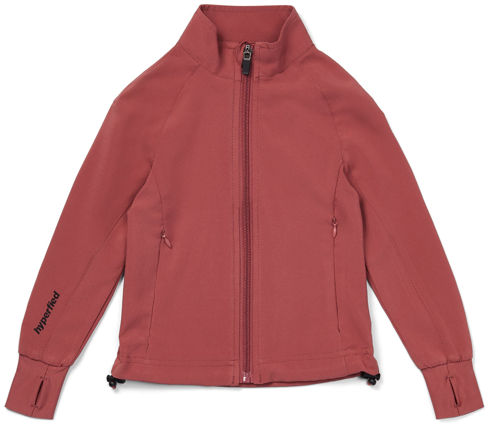 Hyperfied Zipped Running Jacket|Withered Rose 122-128