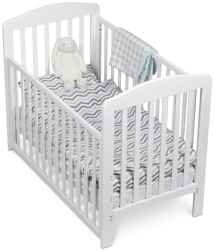 JLY Dream Lux Spjälsäng Dropside med Babymatex Madrass 60x120|Vit