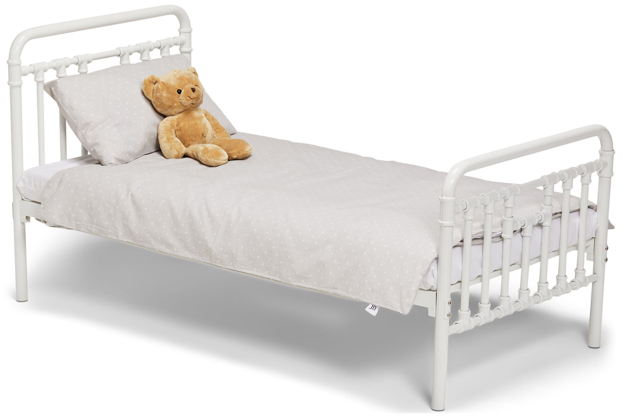 JLY Heaven Enkelsäng Metall 70x140|Creme