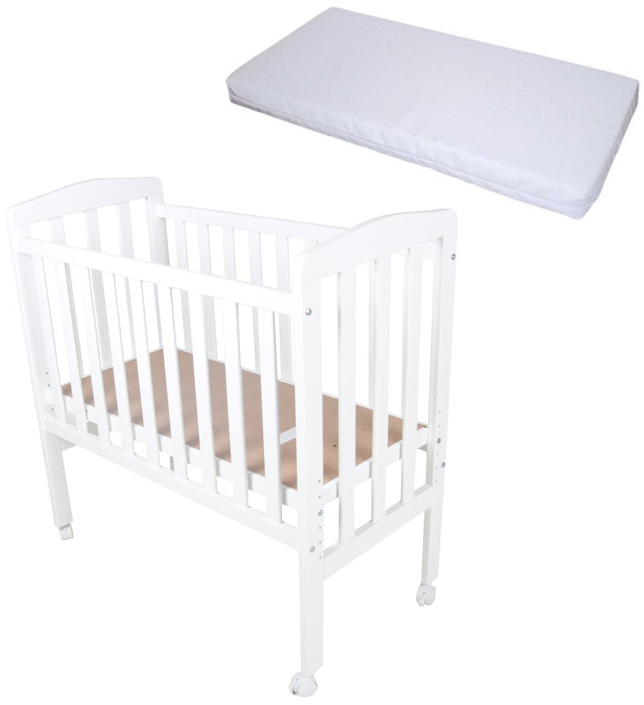 JLY Spjälsäng med BabyDan Madrass Comfort 40x84|