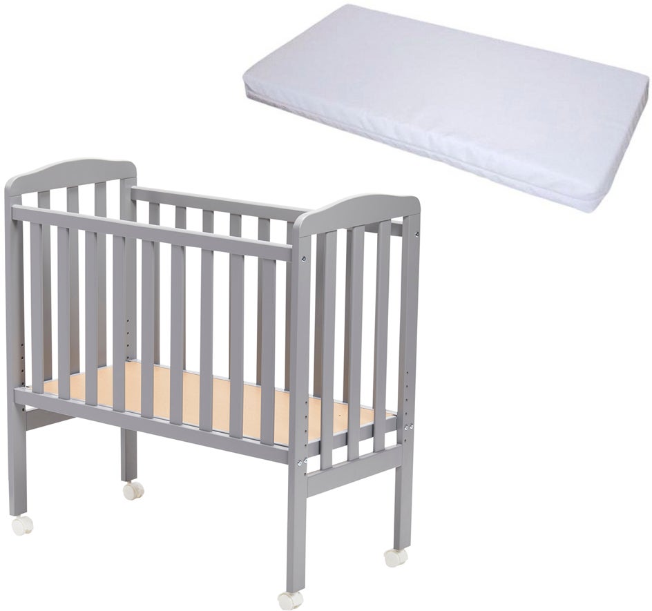 JLY Spjälsäng med BabyDan Madrass Comfort 40x84