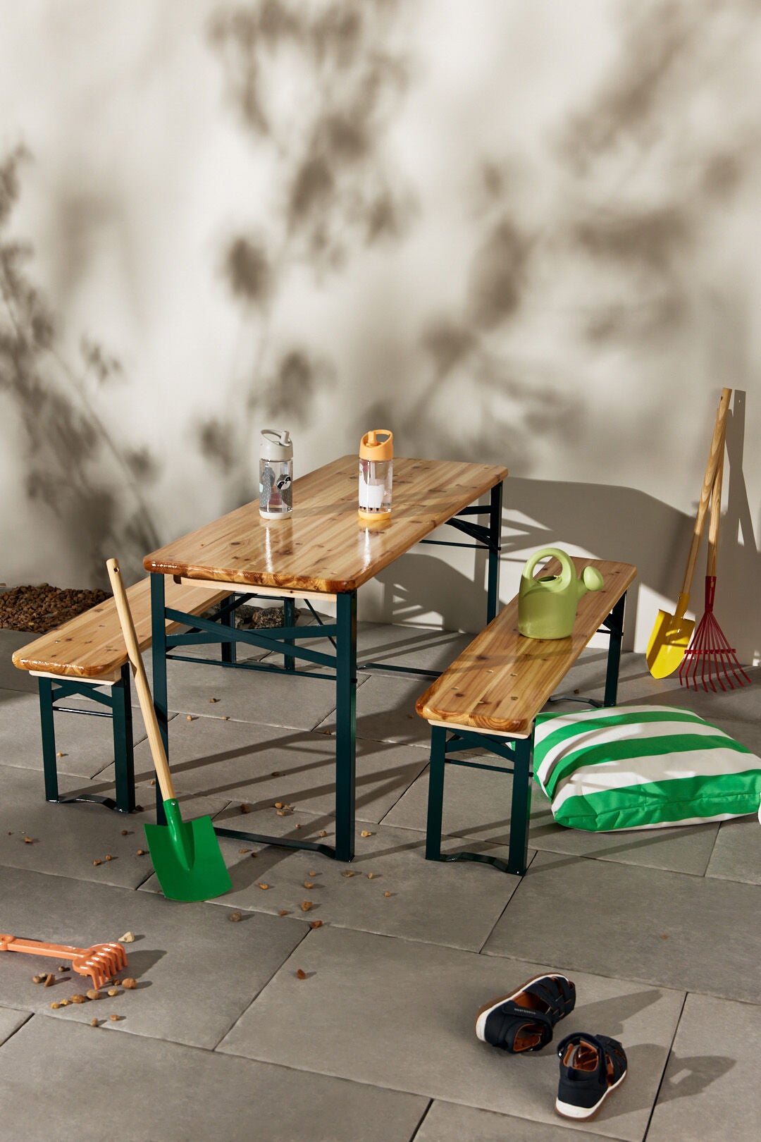 JLY Table &  Bench Utemöbel|Brun