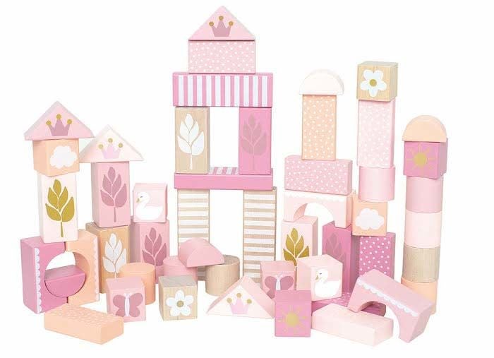 Jabadabado Byggklossar Rosa|