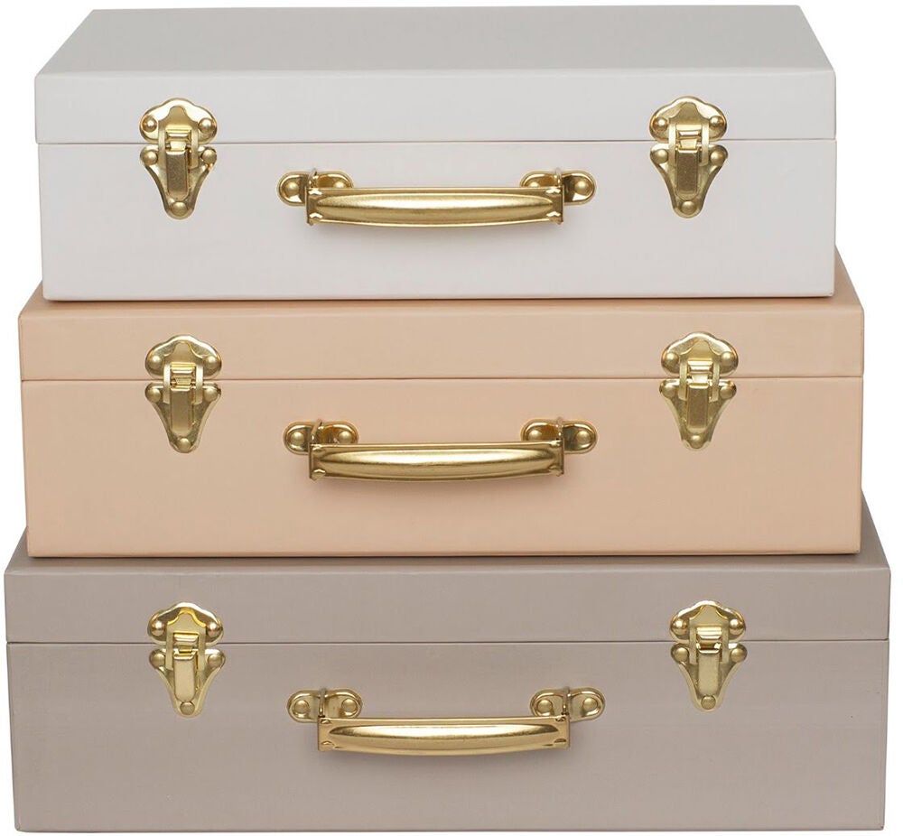 Jabadabado Koffertar 3-Pack|Beige