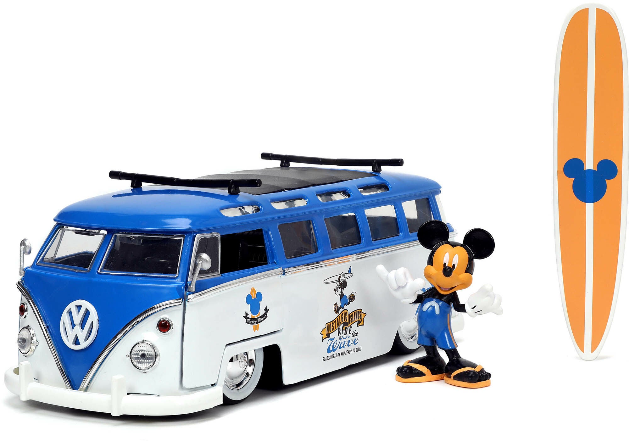 Jada Toys Disney Folkabuss med Figur Musse Pigg 1:24|