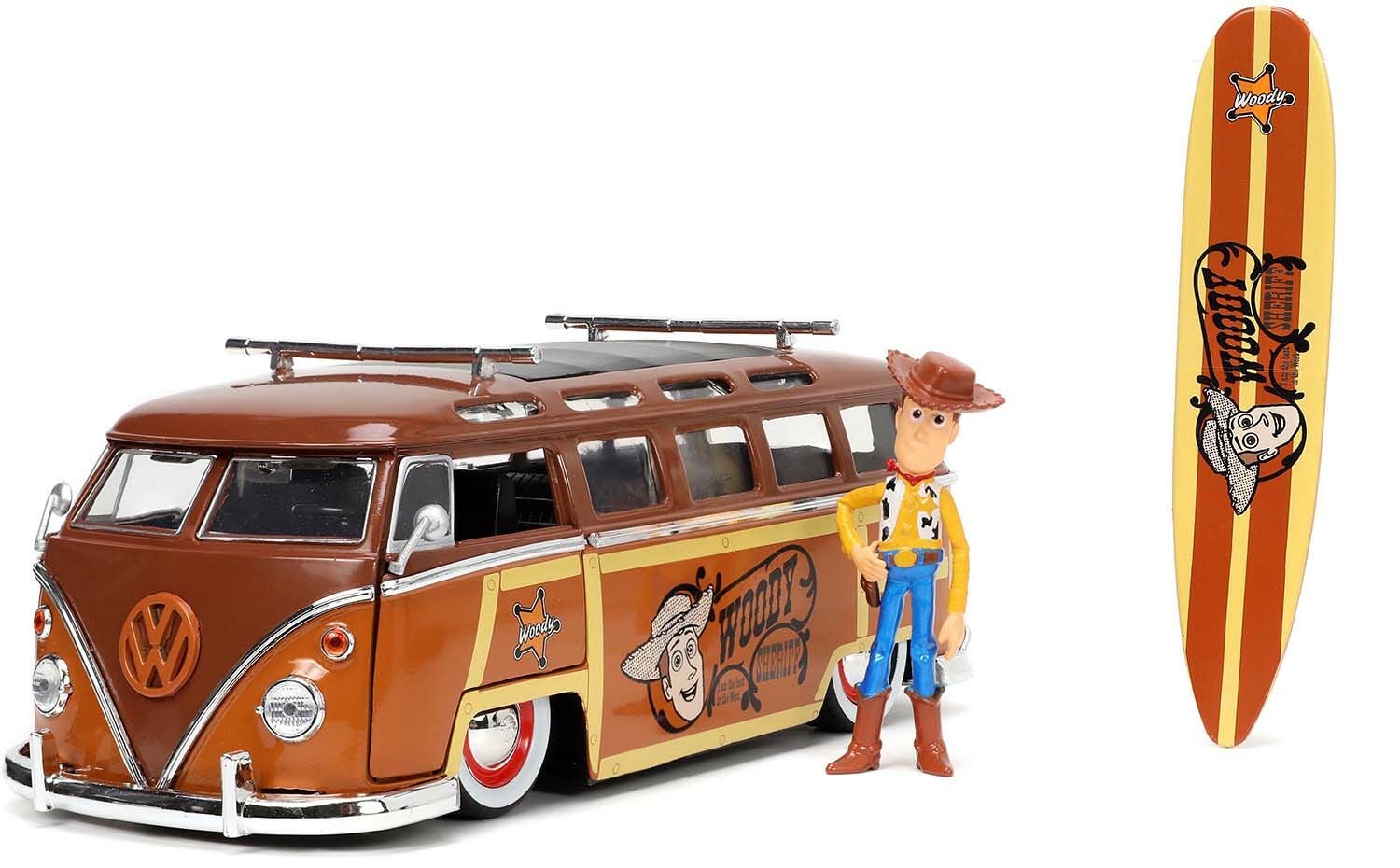 Jada Toys  Disney Toy Story Folkabuss med Woody-figur 1:24|