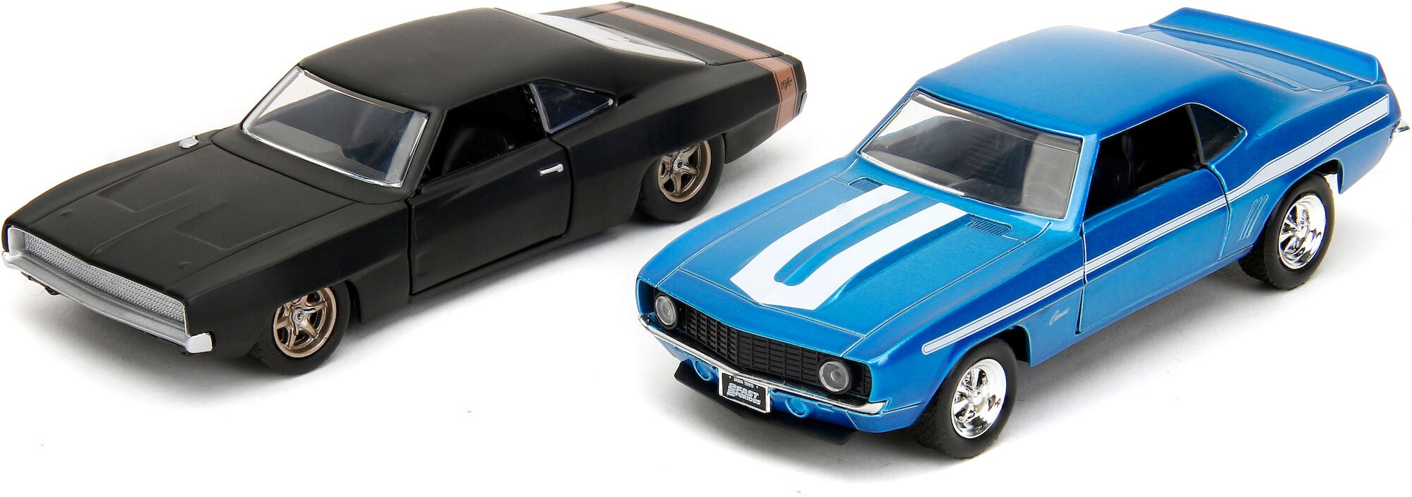 Jada Toys Fast &  Furious Bilar Dubbelpack Dodge Charger &  Chevrolet Camaro 1:32|