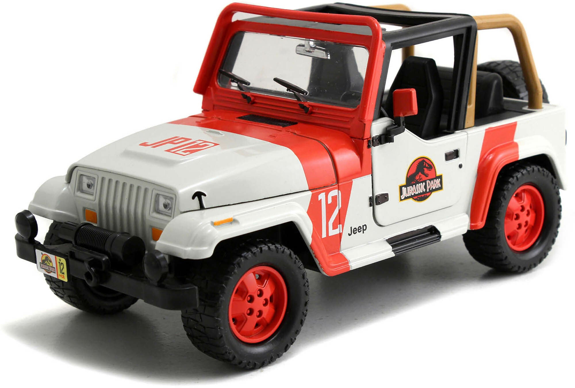 Jada Toys Jurassic Park 1992 Jeep Wrangler 1:24|