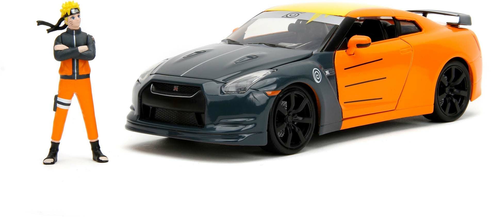 Jada Toys Nissan GT-R 2009 Bil med Naruto Figur|