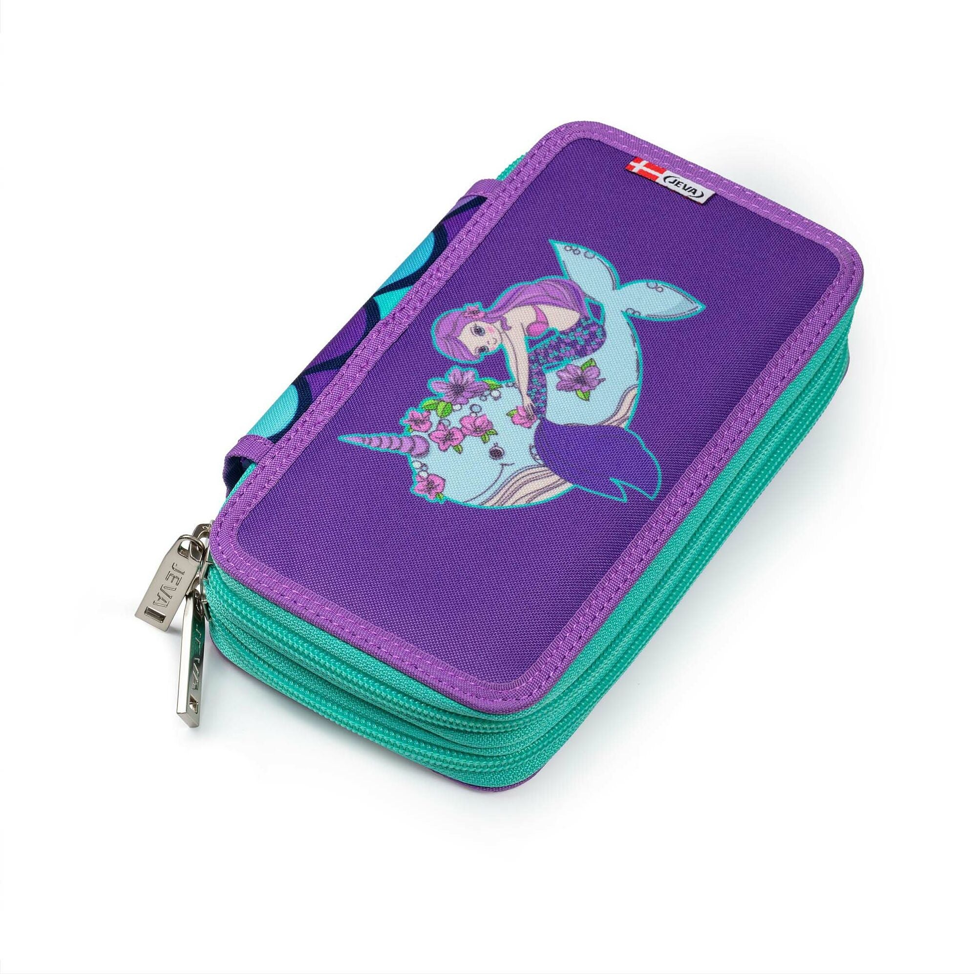 Jeva Two-Zip Pennfodral|Rainbow Mermaid