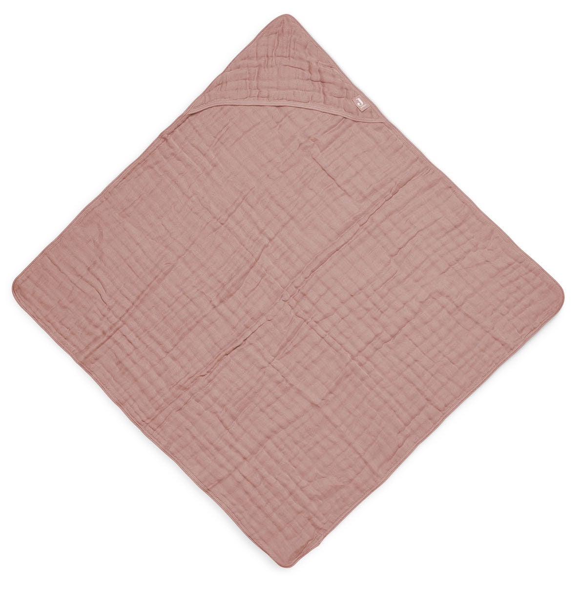 Jollein Badcape Muslin 75x75|Rosewood