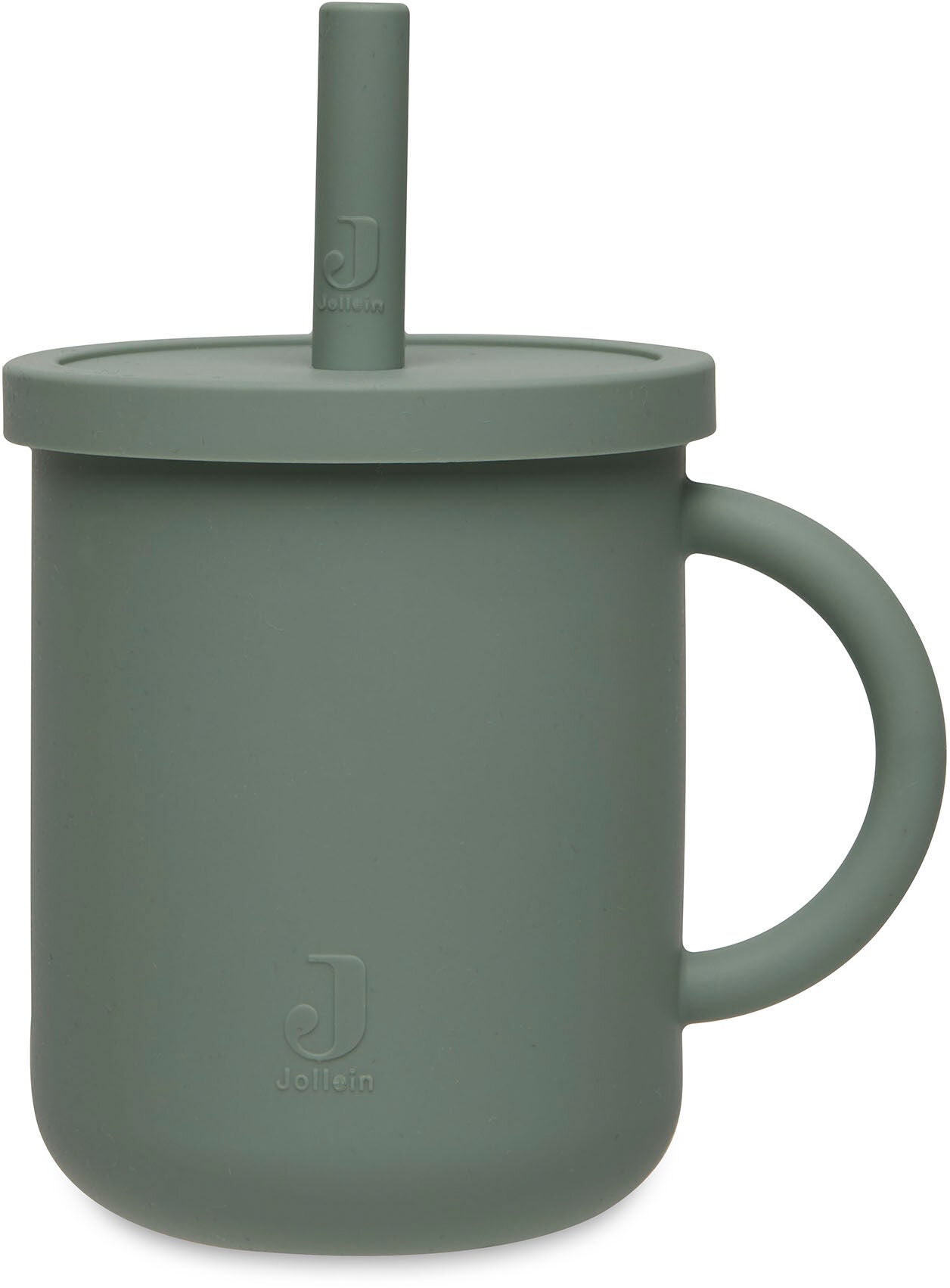 Jollein Drickmugg Med Sugrör|Green