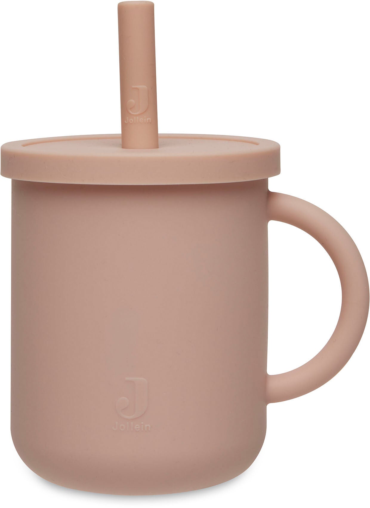 Jollein Drickmugg Med Sugrör|Pink