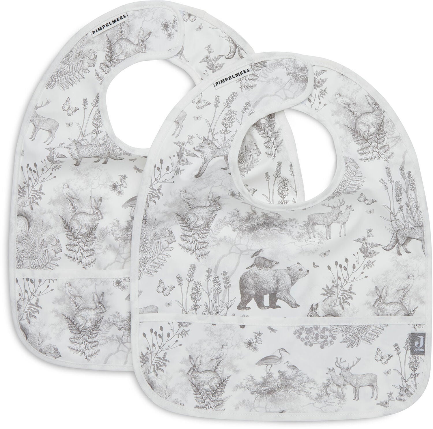 Jollein Haklappar 2-pack|Forest Animals