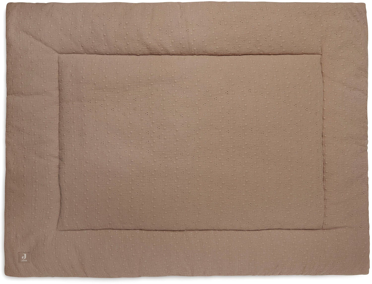 Jollein Lekmatta Embroidery|Brun