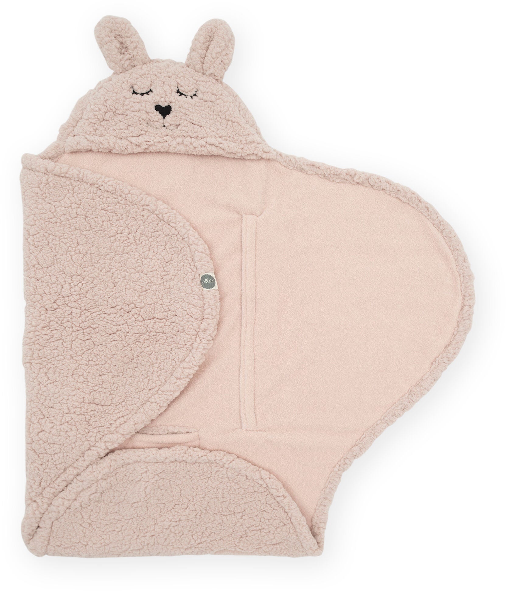 Jollein Omlottsnuttefilt|Pale Pink