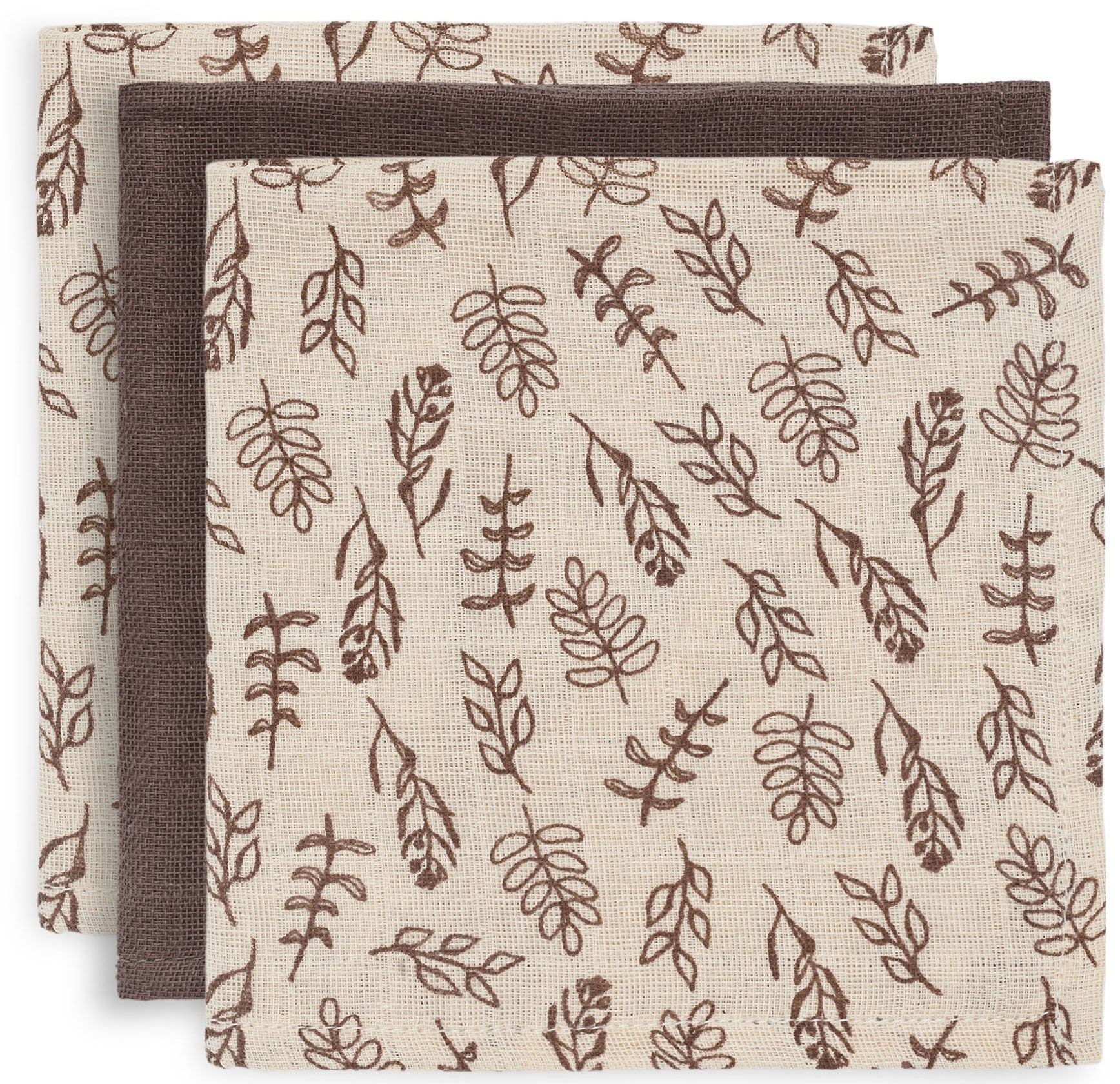 Jollein Tvättlappar 3-pack|Meadow Chest