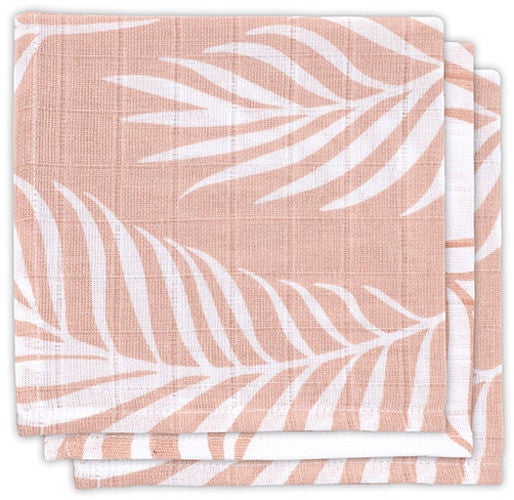 Jollein Tvättlappar Nature 3-pack|Pale Pink