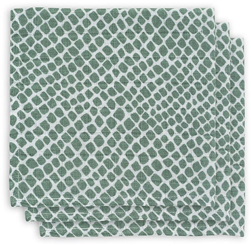 Jollein Tvättlappar Snake 3-pack|Ash Green