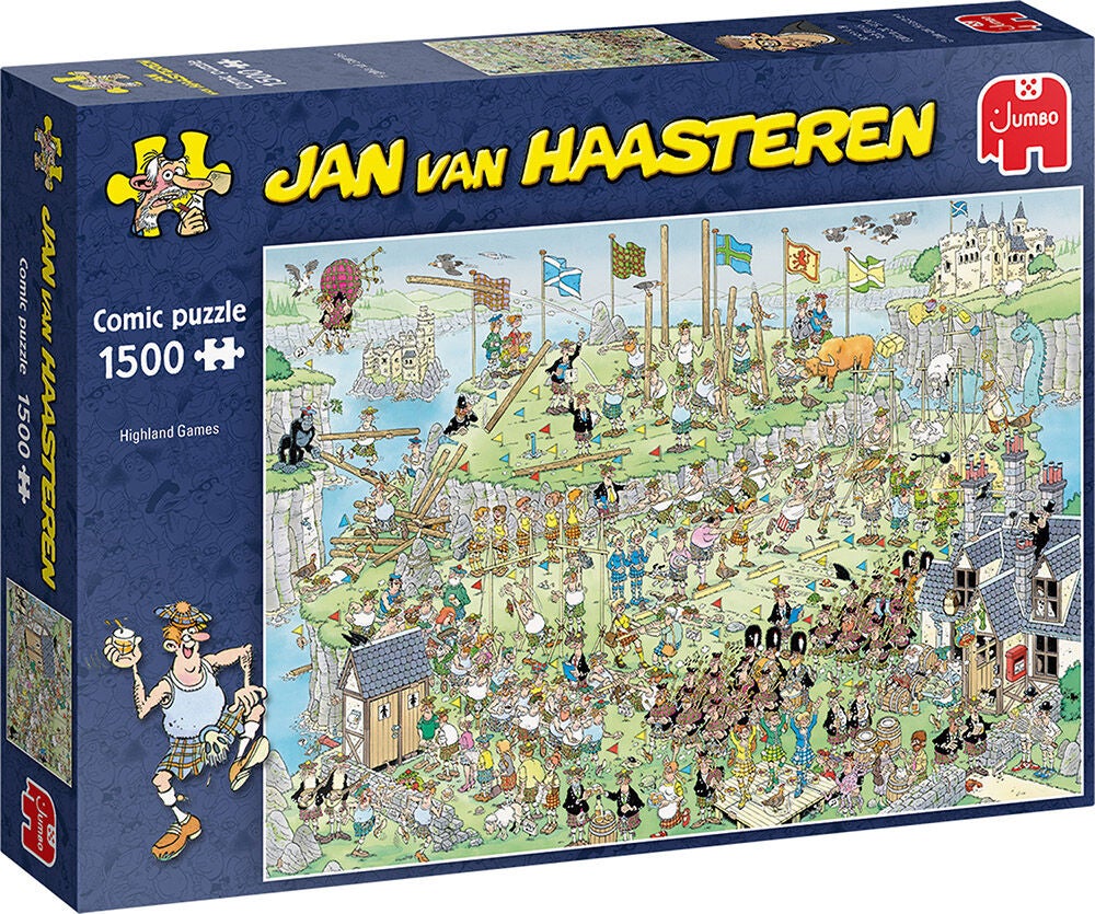 Jumbo Jan van Haasteren Pussel Höglandsspelen 1500 Bitar|